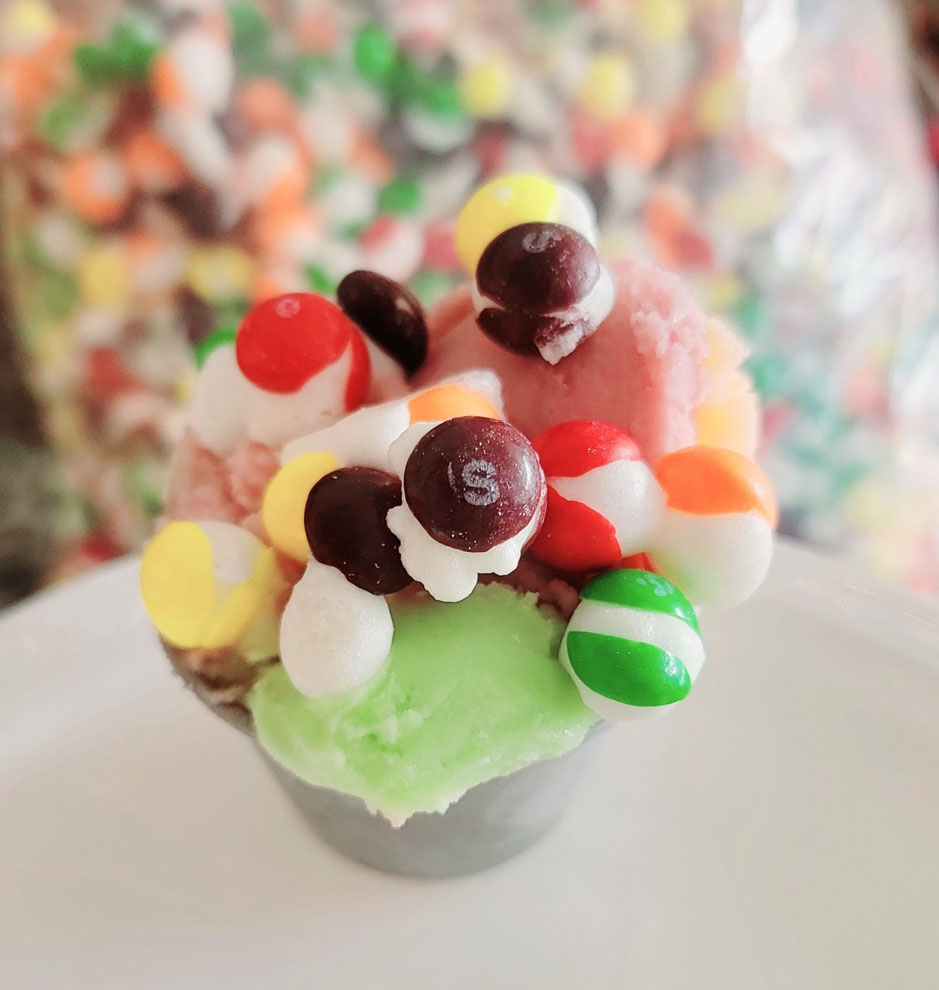 Close up on Crackle Candy.