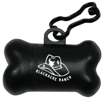 Blackacre Ranch doggie bag holder.